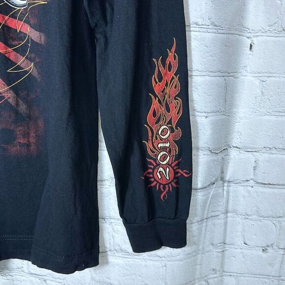 GODSMACK 2010 Tougher than Nails Boston Mass Tour Concert Band T Shirt size M - Picture 3 of 9